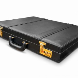 Classic Layflat Provincial Faux Leather Masonic Regalia Case - Practical storage for Provincial lodge regalia