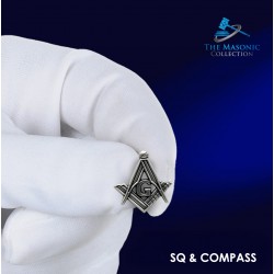 Antique Effect Masonic Lapel Pin