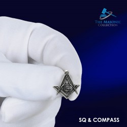Antique Effect Masonic Lapel Pin
