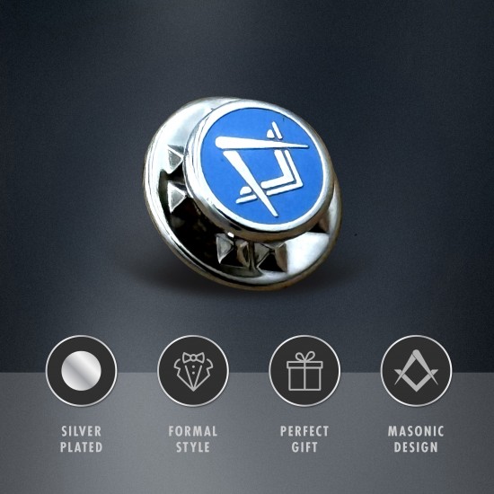 Discreet Craft Sq & Compass Lapel Pin