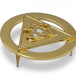 Rose Croix 33rd Degree Cap Badge