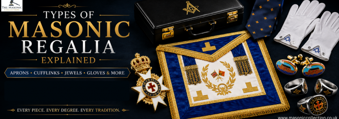 Types of Masonic Regalia Explained: Aprons, Cufflinks, Jewels, Gloves and More