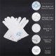 White 100 % Cotton Masonic Gloves