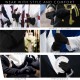 Black Cotton Knights Gloves