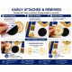Masonic Apron Badge Velcro Attachment Pad – Easy Interchange Fastener, 105mm
