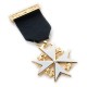 Masonic Knight of Malta Breast Jewel