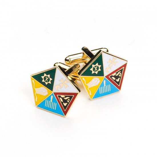 Allied Degree Silk Tie & matching Cufflinks
