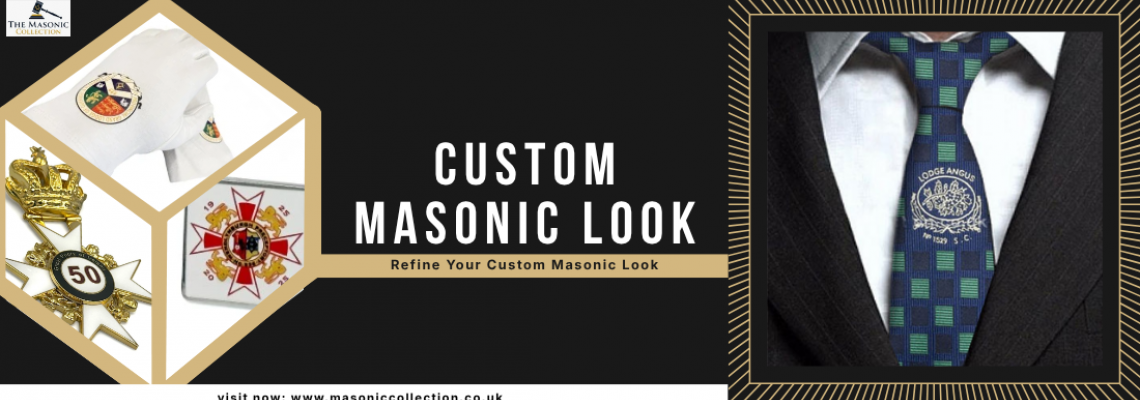 How to Style Custom Masonic Ties with Custom Badges & Custom Cufflinks for a Complete Look