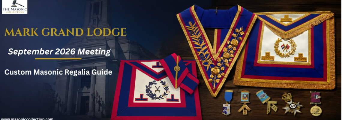 What Custom Masonic Regalia Do Freemasons Need for the Mark Grand Lodge September 2026 Meeting?