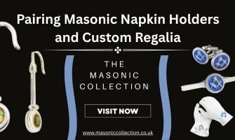 How Does Pairing Masonic Napkin Holders and Custom Regalia Enhance Your Presence at a Masonic Meeting?