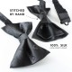 Black 100% Silk Woven Masonic Bow Tie