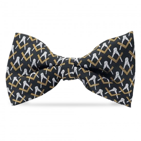 Masonic 100% Silk Woven Bowtie