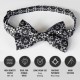 Masonic 100% Silk Woven Pavement Bow Tie
