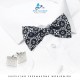 Masonic 100% Silk Woven Pavement Bow Tie