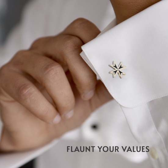Maltese Cross Masonic Cufflinks