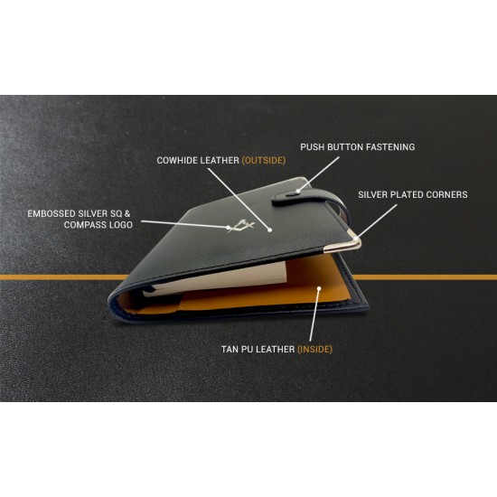 Masonic Soft Faux Leather Ritual Book Cover