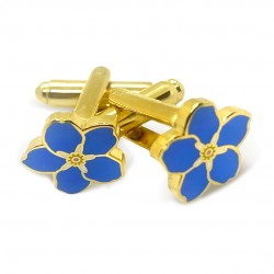 Small Masonic Forget Me Not Cufflinks