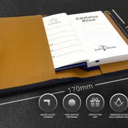 Masonic Soft Faux Leather Ritual Book Cover