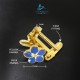 Small Masonic Forget Me Not Cufflinks