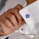 Small Masonic Forget Me Not Cufflinks