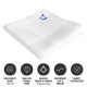 Freemasons White Craft 100% Silk Pocket Square / Handkerchief