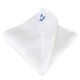 Freemasons White Craft 100% Silk Pocket Square / Handkerchief
