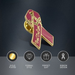 Breast Cancer Masonic Lapel Badge
