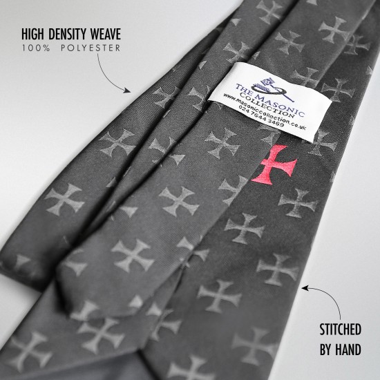 Black Knights Templar KT Tie
