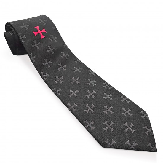 Black Knights Templar KT Tie