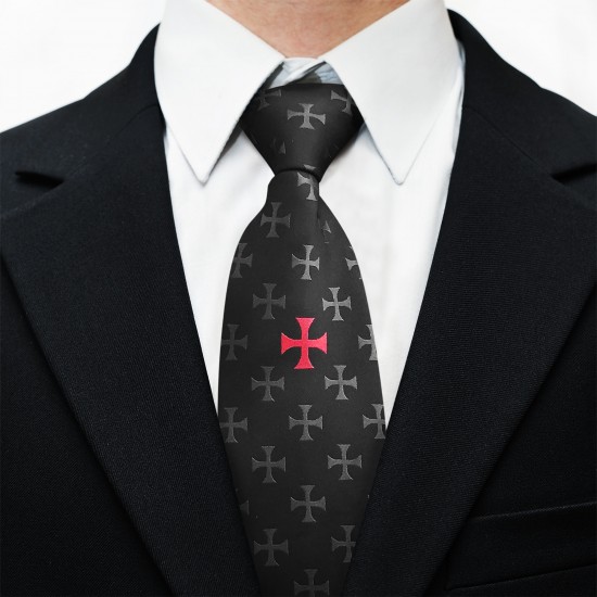 Black Knights Templar KT Tie