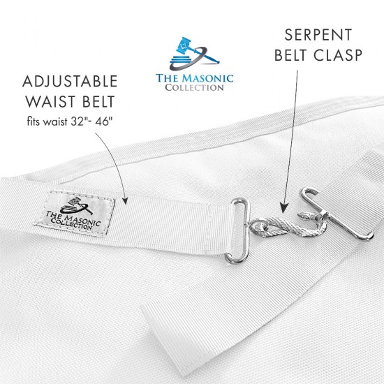 Craft Fellow (2nd Degree) Masonic Apron - Durable ceremonial attire for lodge meetings