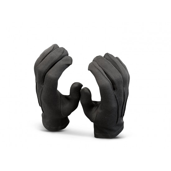 Black Cotton Knights Gloves