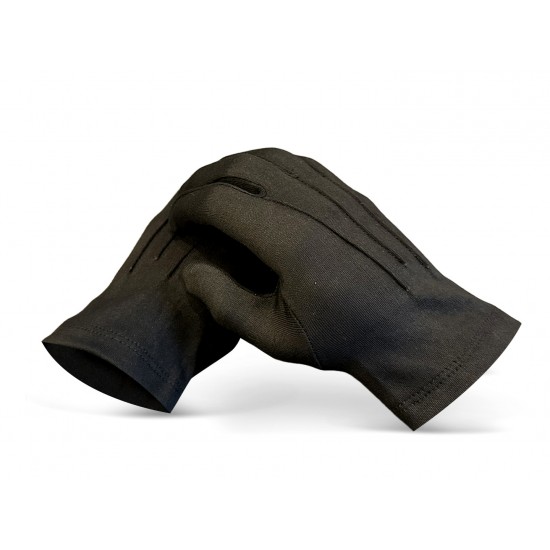 Black Cotton Knights Gloves