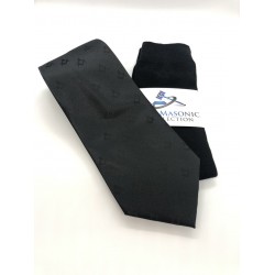Black Masonic Socks with Matching Tie