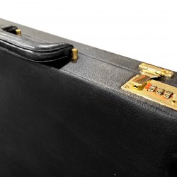 Classic Real Leather Layflat WM or MM Masonic Regalia Case - Premium leather case for storing lodge regalia