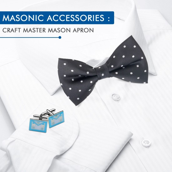 Craft Master Mason Apron Cufflinks