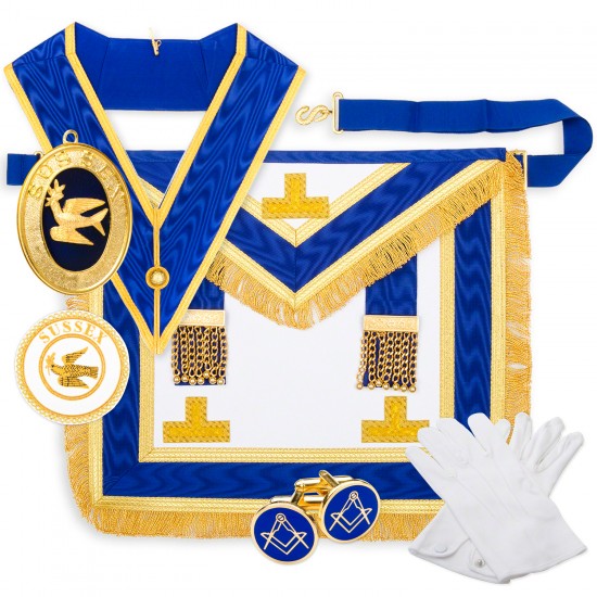 Craft Provincial Full Dress Lambskin Regalia Pack - Premium lambskin attire for Masonic ceremonies
