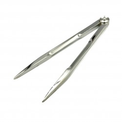 8" Metal Plated Pair of Compasses