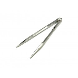 8" Metal Plated Pair of Compasses