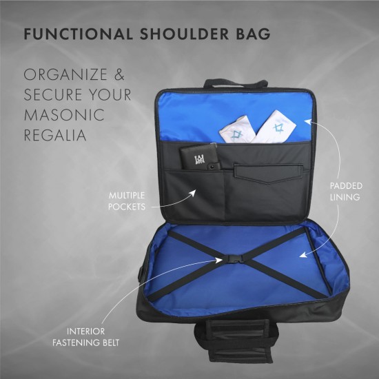 Superior Provincial Rank Regalia Soft Case Shoulder Bag - Convenient storage for aprons and lodge accessories