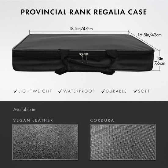Superior Provincial Rank Regalia Soft Case Shoulder Bag - Convenient storage for aprons and lodge accessories