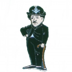 Masonic Charlie Chaplin Badge