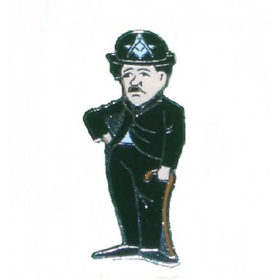Masonic Charlie Chaplin Badge