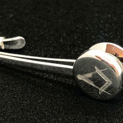 Freemasons Sterling Silver Craft Napkin Hook/Holder