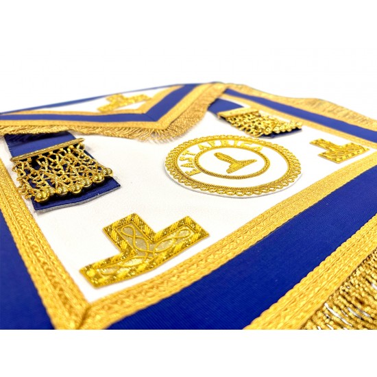Craft District Full Dress Apron Badge on Lambskin Apron