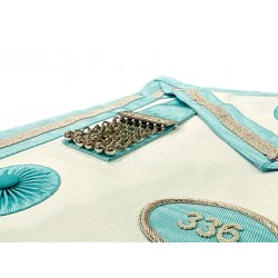 Craft Irish Master Masons Dress Apron with Lodge Number