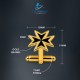Small & Discreet Knights of Malta Cufflinks