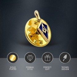 Discreet Masonic Trowel Lapel Pin
