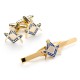 Masonic Square & Compass Cufflinks & Tieslide Set