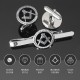 Black Detailed Masonic Cufflink & Tieslide Set
